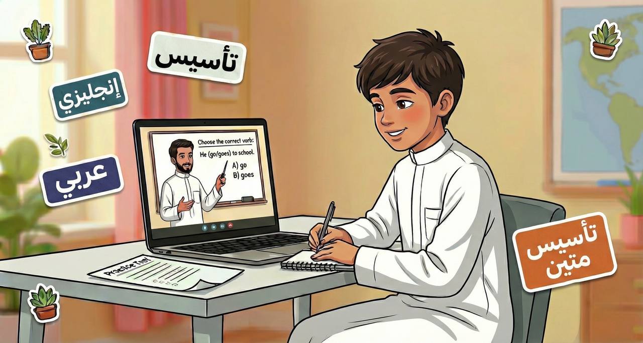 تأسيس عربي أو إنجليزي